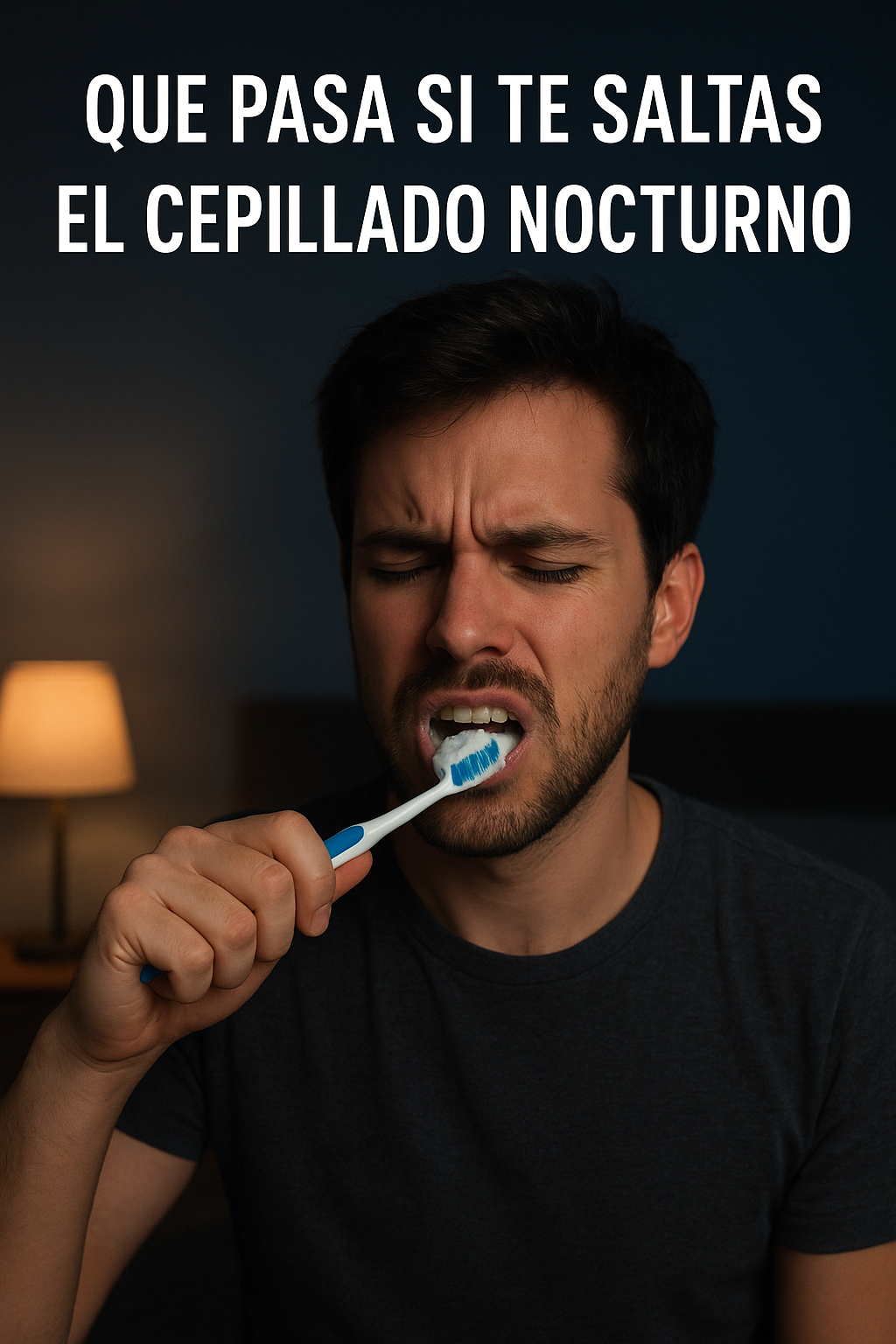 En este momento estás viendo 🦷 Qué pasa si te saltas el cepillado nocturno